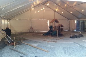 Weatherproof Heated Work Tents – Off-Season Construction Made Easy - SRK  Pools Water Blog